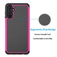 thumbnail image 4 of Galaxy A13 5G Case, Samsung A13 5G Sturdy Case, EBIZCITY [Tmajor] Galaxy A13 (6.5 INCH) Shock Absorbing Cases [Rose] Hybrid Bumper Cute Defender Rugged Cover Plastic Outer & Rubber Silicone Inner, 4 of 8