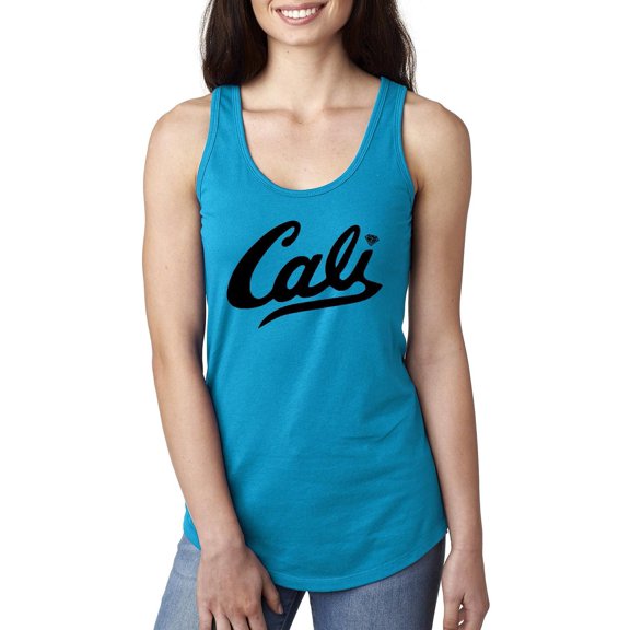 MmF - Women's Racerback Tank Top, up to Women Size 2XL - California Cali