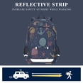 thumbnail image 5 of FORMRS Unisex School Backpack 17" Student Travel Bag with Laptop Compartment, Red Jellyfish, 5 of 7