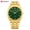 Golden - Green, variant on Men's Business-Style Stainless Steel Men's Wristwatch