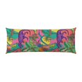thumbnail image 2 of Lsque Colorful Dinosaur Body Pillow Case Cover,Ultra-Soft Microfiber Bed Pillow Cases 20x54 inches,Elegant Bedding,Breathable Durable Pillow Cover with Envelope Closure, 2 of 8