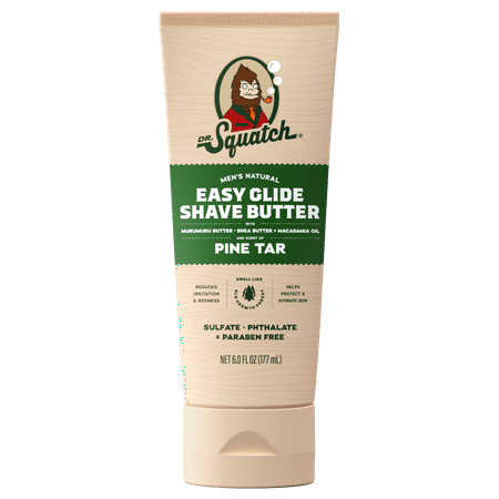 Dr. Squatch Easy Glide Shave Butter Pine Tar, 6 fl oz