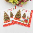 thumbnail image 3 of Printed Napkins Christmas Tree Disposable Party Napkins 20 Sheets for Gathering, 3 of 4
