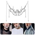 thumbnail image 2 of Metal Half Cover Unique Face Jewelry Cosplay Face Chain Fashionable Face Chain Alloy Texture for Man and Women Wear, 2 of 8
