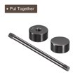 thumbnail image 4 of Unique Bargains 8Pack Metal Bag Strap Connect Buckles,32x42mm Purse Screw Fixing Rivets (Metallic Black), 4 of 7