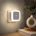thumbnail image 7 of White Night Light Plug-into Wall - 1 Pack Night Light Dusk to Dawn Sensor Plug in LED Lighting, Auto-On/Off Lamp for Home Living Room Bedroom Bathroom Hallway Kitchen, 7 of 7