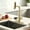 Brushed Gold, variant on KAIYING Pull Down Kitchen Faucet with Integrated Glass Rinser, Stainless Steel, Matte Black