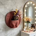 thumbnail image 1 of Ceramic Hat Hanging Vase Wall Mounted Flower Holder Home Decor, 1 of 7