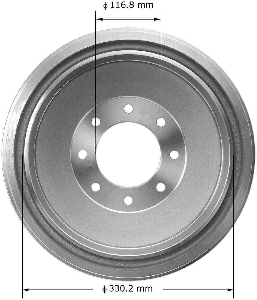 Bendix PDR0387 Premium Brake Drum