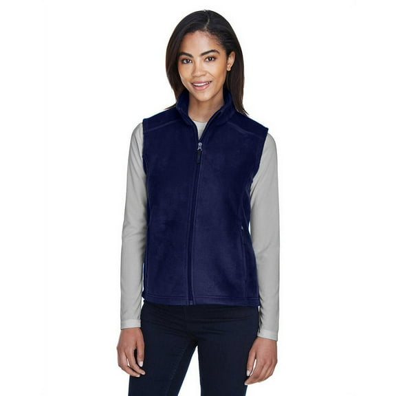 CORE365 78191 Women's Journey Fleece Vest-Classic Navy-XL