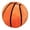 A001- Classic Orange, variant on Basketball Plush Pillow Rainbow Macaron Soft Stuffed Throw, Basketball Room Decor for Young Bedroom, Sports Themed Party Decoration, Basketball Gift for Sports Lovers All Ages