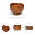 thumbnail image 3 of Clearance!!Wood Bowl Wooden Round Bowl Serving Tableware, 3 of 8