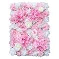 thumbnail image 5 of 12 Pcs Rose Flower Wall Panels Artificial Silk Wedding Party Home Floral Background Photography Venue Decor, 5 of 14