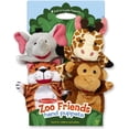 thumbnail image 1 of Marionetas de mano Melissa & Doug Zoo Friends juego de 4 para 2 a 6 años, 1 of 1