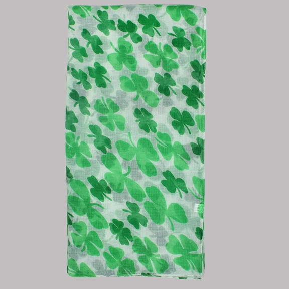 HAMPPLIES Women's Green Scarf with Elegant , Lightweight and Stylish 1 Piece
