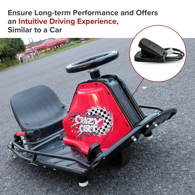 Razor Pedale Acceleratore Originale Per Carrello Pazzo Crazy Cart: Ripristina La Potenza! - 5