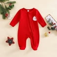thumbnail image 2 of REDARER Baby Girls Romper - Long Sleeve Christmas Jumpsuit for Infants, Soft Playwear for Holiday Outings,Size:3-6 Months, 2 of 8