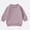 Purple, variant on WAVSUF Girls Raglan Sweatshirt, Crew Neck Loose Fit Long Sleeve Fall Warm Solid Pullover Purple 4