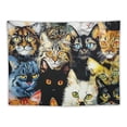 thumbnail image 5 of Orinice Cute Cat Tapestry Wall Hanging Unique Style Graphic Tapestries Home Wall Decor Art for Living Room Bedroom Apartment Farmhouse Dorm Mother's Day Decor 40x30inch, 5 of 6