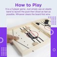 thumbnail image 2 of Bouncing Chess Hockey Game Slingshot Board Game Parent-Child Interactive Game 2-Player Desktop Games Indoor Tabletop Game, 2 of 6
