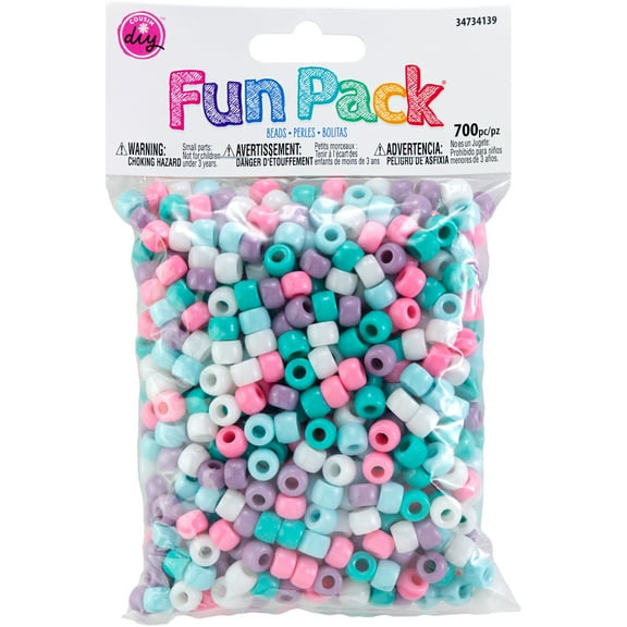 Cousin Fun Pack Acrylic Pony Beads, 700pk