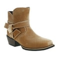 thumbnail image 2 of Justin Boots Womens Elana Velvet 6 Inch Square Toe Cowboy  Ankle Boots, 2 of 7