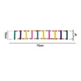 thumbnail image 5 of HZKAICUN Bird Parrot Toys, Naturals Rope Colorful Step Ladder Swing Bridge for Pet Trainning Playing, Flexible Birds Cage Accessories Decoration for Cockatiel Conure Parakeet, 5 of 9