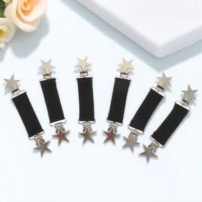 BESTYASH 6-Pack Elastic Glove Clips, and Easy to Use Glove Holders for Work, Outdoor, and Everyday Activities