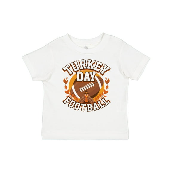 Inktastic Thanksgiving Football Turkey Day Boys or Girls Toddler T-Shirt