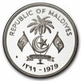 thumbnail image 2 of 1399 (1979) Maldives Silver 100 Rufiyaa "FAO" Proof, 2 of 2