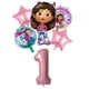 thumbnail image 2 of Conjunto de globos de aluminio de látex para niños, decoración de fiesta de cumpleaños, número de casa de muñecas, 6 piezas（1 32 pulgadas, 2 of 5