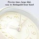 thumbnail image 2 of Retro Analog Alarm Clock, Bedside Alarm Clock with Loud Alarm, Battery Powered for Bedroom, Kitchen, Office (Beige), 2 of 5