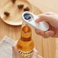 thumbnail image 4 of Abridor de botellas de cerveza plano de acero inoxidable, abridor de botellas magnético, para cocina casera, bar o restaurante, 4 of 5