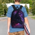 thumbnail image 4 of Disketp Galactic Wolf Stare Mochila Escolar de 15 Pulgadas, Mochila Ligera para Estudiantes, Viajes y Trabajo, Cómoda y Resistente para el Uso Diario, 4 of 6