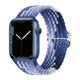thumbnail image 1 of Adecuado para Apple Apple iwatch Correa de reloj plana para hebilla deslizante tejida de nailon arcoíris Correa elástica universal, 1 of 5