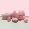 thumbnail image 3 of 12 Uds. Esponja triangular gigante suave para ojos/Base de maquillaje, esponja cosmética suave para base, esponjas para polvos, herramienta cosmética portátil, 3 of 4