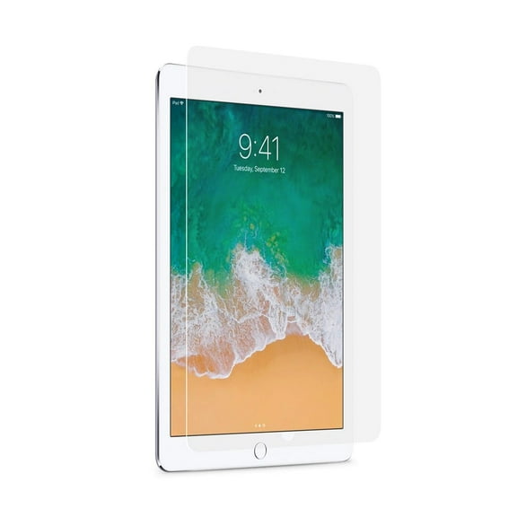 PureGear Maximum Clarity HD Tempered Glass Screen Protector for iPad 9.7 inch 5th and 6th Generation/iPad Pro 9.7 inch/iPad Air 2 Lifetime Replacement (Self Alignment Installation Tray included)