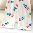 thumbnail image 6 of Karoyedx Newborn Baby Boy Rompers Baby Boy Romper Short Sleeve Baby Romper Jumpsuit with Snap Closure Infant Newborn Boy Clothes White Size,6-9 Months, 6 of 6