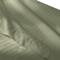 thumbnail image 2 of Sheetsnthings Striped 300 Thread Count, 100% Cotton 4PC California King Bed Sheets Set with Deep Pockets, Sage, 2 of 4