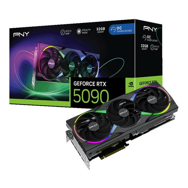 PNY NVIDIA GeForce RTX™ 5090 Epic-X™ ARGB OC Triple Fan, Graphics