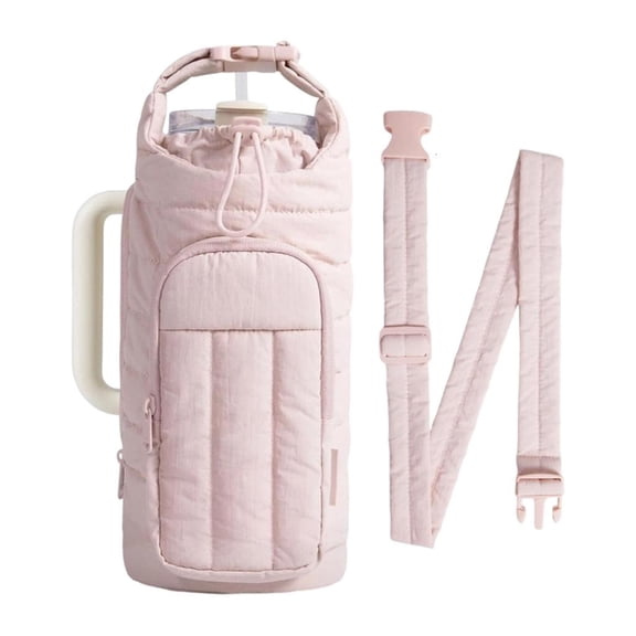 MOMOJIA Durable Outdoors Water Bottle Bag Insulated Compartment for Cycling Trekking Activity