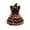 Black Cat Halloween Crochet Kit#6, variant on DIY Crochet Christmas Tree Kit, Handmade Animal Christmas Tree Ornament Craft Kit, Holiday Crochet Supplies Set, Excellent Creative Project For Adult Crafters During Holiday Season(Fox)