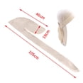 thumbnail image 3 of Turbante de terciopelo sólido transpirable para hombres y mujeres Beige, 3 of 9