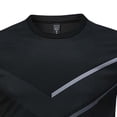 thumbnail image 4 of Men's Shirt and Shorts Gym Set 2 Piece Outfits Fashion Summer Tracksuits Casual Sportwear Set Big and Tall Size M-5XL Black, 4 of 5