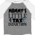 thumbnail image 4 of Inktastic Mommy's Little Tax Deduction Blue Hearts Boys or Girls Long Sleeve Baby Bodysuit, 4 of 5