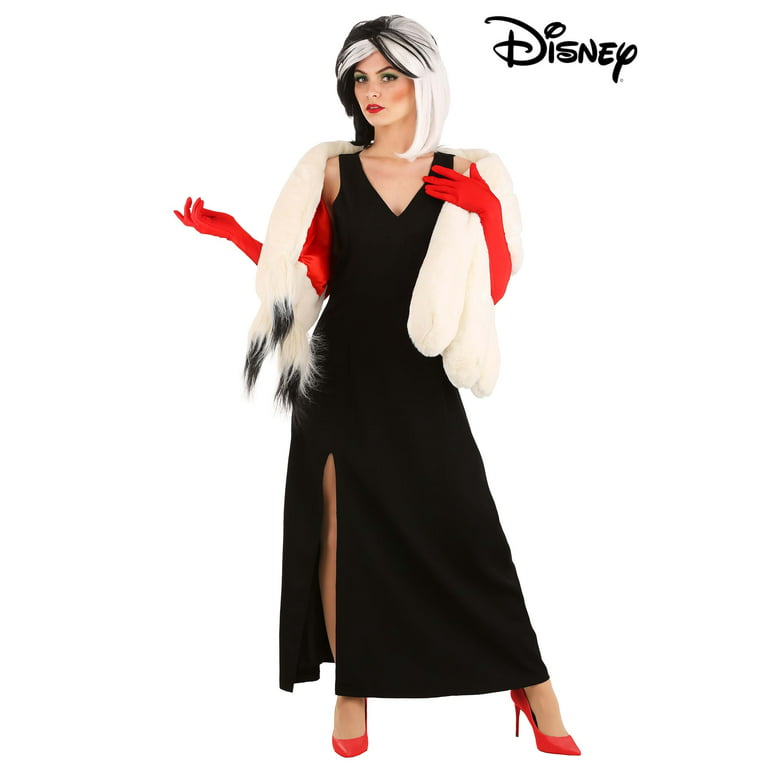 Disney 101 Dalmatians Cruella de Vil Cosplay Costume