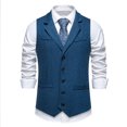 thumbnail image 1 of Styesk Débardeurs Hommes Mode Rétro Solide avec Poches Débardeurs Blouse, 1 of 9