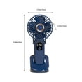 thumbnail image 2 of Clearance! Rewenti Handheld Fan Desktop Portable Charging Gift Summer Fan Handheld Mini To Carry Outdoors and Can Be Used As A Mobile Phone Support, 2 of 7