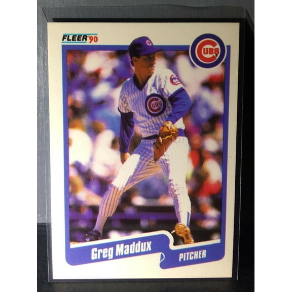 1990 Greg Maddux Fleer Baseball Card #37