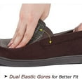 thumbnail image 4 of Zizor Men's Moccasin Slipper Cozy Lightweight House Shoes, 4 of 6